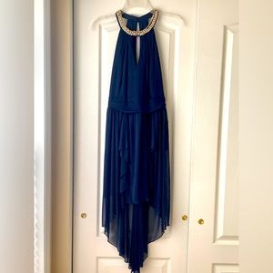 JCPenney B. Smart Navy High-Low dress